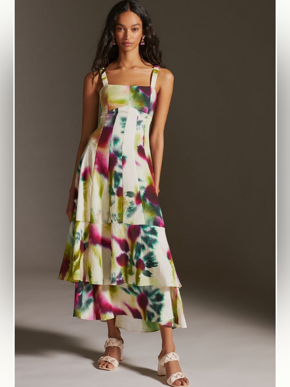 By Anthropologie Tiered Maxi Dress